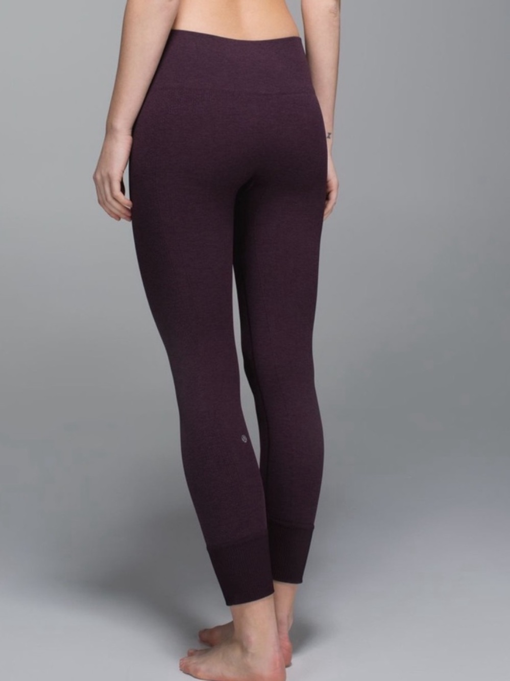 Lululemon Ebb to Street seamless tights leggings black cherry 4 - Picture 2 of 9